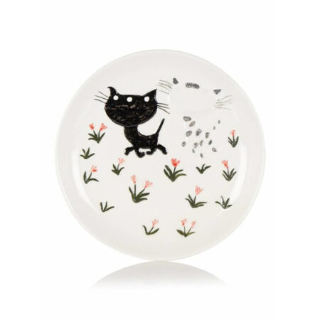 porseleinen pim en pom bord - hollandsche waaren