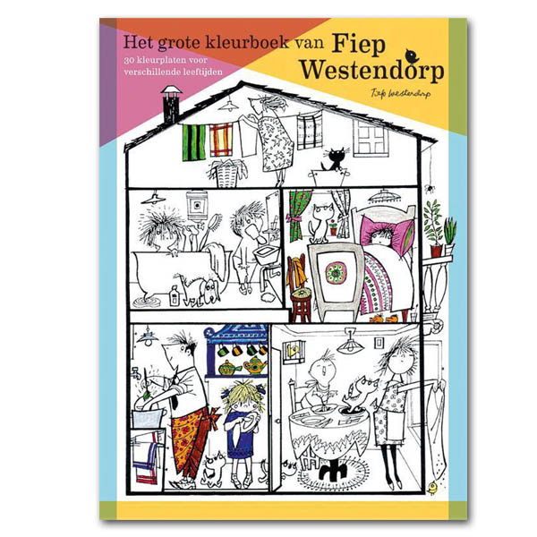 grote kleurboek van fiep westendorp - uitgeverij bbnc