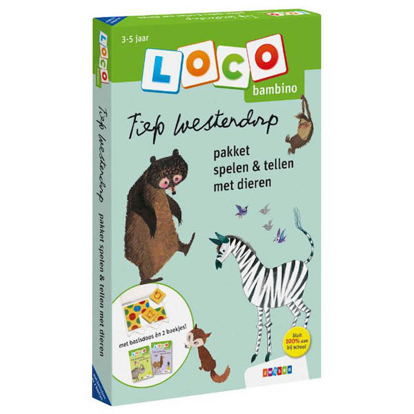 loco bambino - fiep westendorp pakket - spelen en tellen met dieren - zwijsen