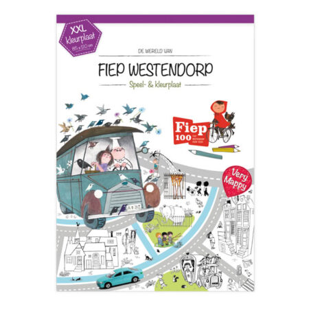 xxl speel- en kleurplaat - fiep westendorp - very mappy