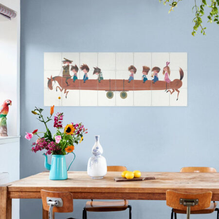 het lange paard - fiep westendorp - ixxi - wanddecoratie