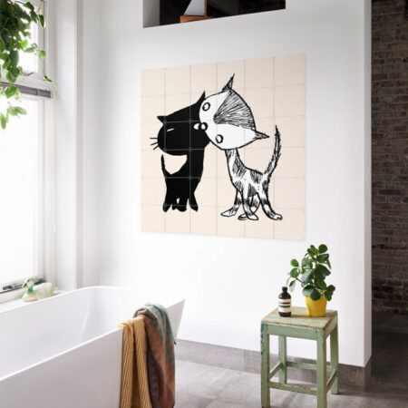 pim en pom - kopje - fiep westendorp - ixxi - wanddecoratie