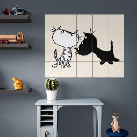 pim en pom - fiep westendorp - ixxi - wanddecoratie