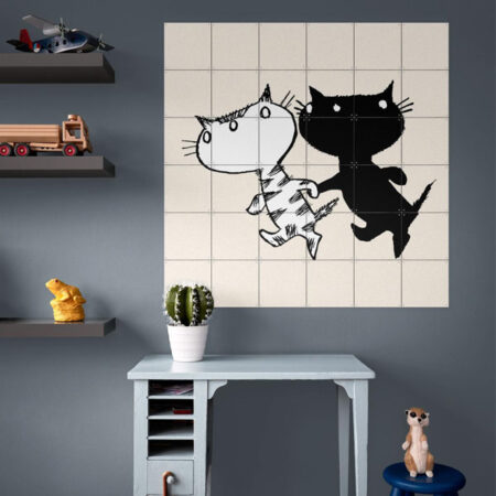 pim en pom - fiep westendorp - ixxi - wanddecoratie