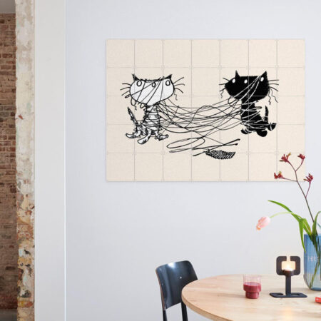 pim en pom - fiep westendorp - ixxi - wanddecoratie