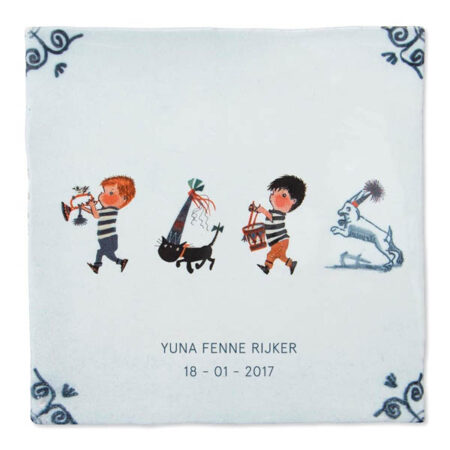 geboorte tegel keramisch storytiles fiep westendorp hiep hiep hoera