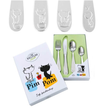 kinderbestek set pim & pom van kempen en begeer