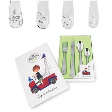 kinderbestekset rode kraanwagen