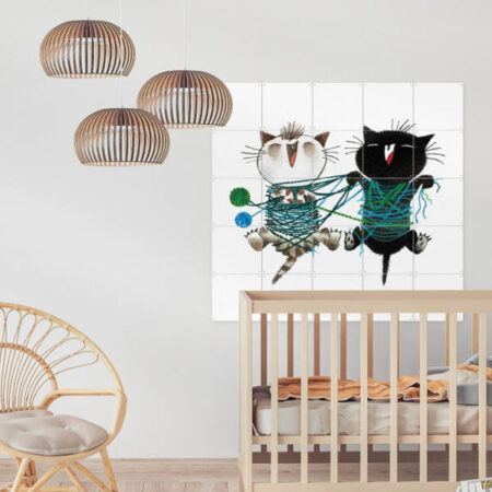 pim & pom spelen met wol ixxi wanddecoratie fiep westendorp